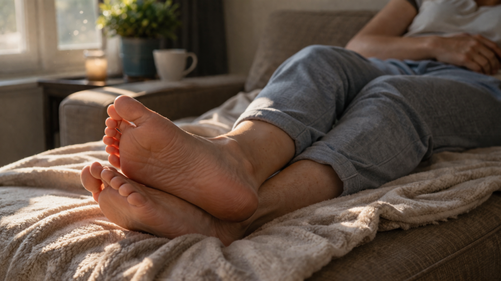 Papel alumínio nos pés alivia cansaço