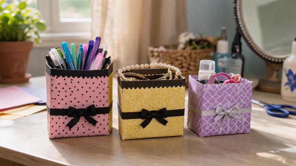 Reciclar caixas de sabonete vira solução prática