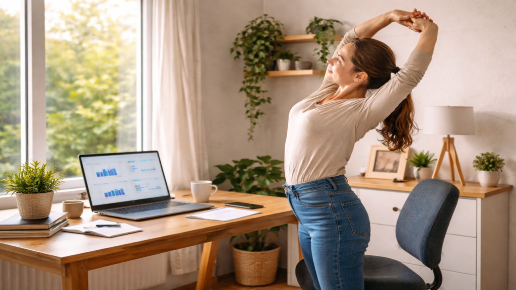 Pausas ativas melhoram postura e aliviam dores