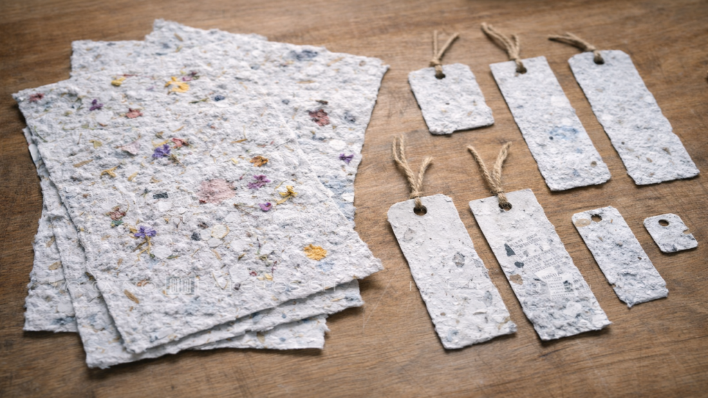 Transforme tickets em papel reciclado de forma simples