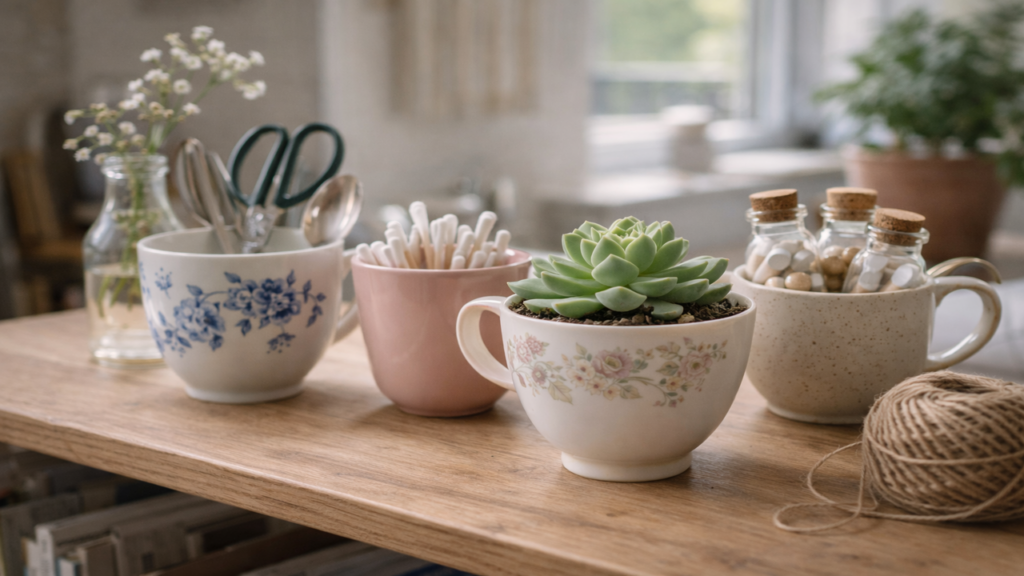 O que fazer com xícaras paradas no armário