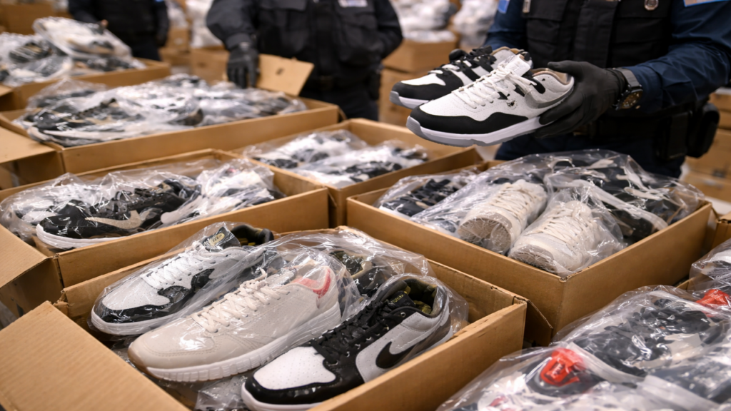 Operação apreende tênis falsificados e acende alerta