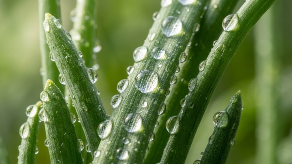 Rega da cebolinha: o erro que deixa as folhas finas, enfraquece a touceira e reduz a colheita mesmo em hortas bem cuidadas