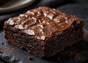 Aprenda a fazer um brownie tradicional com uma casquinha seca e crocante