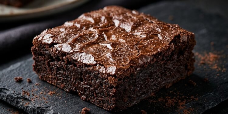 Aprenda a fazer um brownie tradicional com uma casquinha seca e crocante