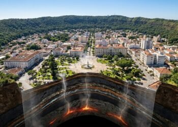 Eleita 1º lugar em qualidade de vida em Minas Gerais: a única cidade do Brasil na rota termal europeia tem águas sulfurosas a 45°C dentro de um vulcão extinto