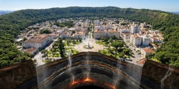Eleita 1º lugar em qualidade de vida em Minas Gerais: a única cidade do Brasil na rota termal europeia tem águas sulfurosas a 45°C dentro de um vulcão extinto