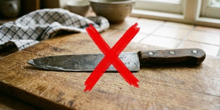 Como afiar uma faca de cozinha sem ter um amolador: o truque fácil com uma caneca que está na moda e sempre funciona