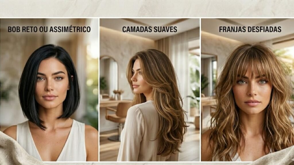 Cortes de cabelo rejuvenescedores