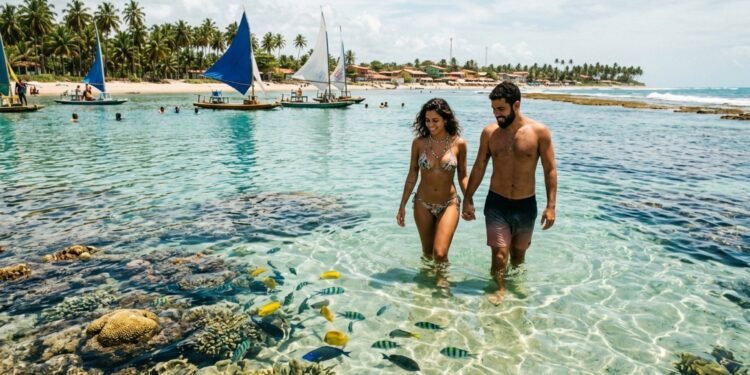 A antiga vila de pescadores com aquários naturais entre corais que foi eleita 10 vezes a melhor praia do Brasil e possui um nome sombrio