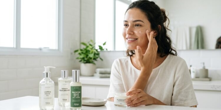 Maneira certa de passar o protetor solar na pele oleosa sem deixar o rosto brilhando e grudando