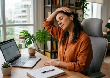 Truque simples de alongamentos para o pescoço que alivia a tensão acumulada em poucos minutos