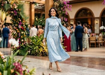 As tendências para look de convidada de casamento em 2026: elegância e frescor