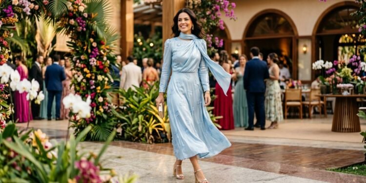 As tendências para look de convidada de casamento em 2026: elegância e frescor