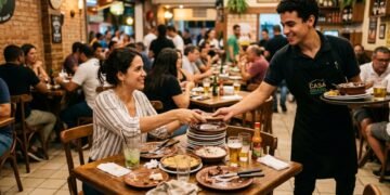O que significa quando uma pessoa ajuda os garçons a retirar os pratos da mesa, segundo a psicologia