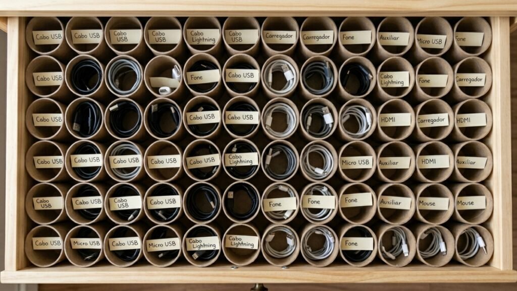 Se você tem rolinho de papel em casa, então tem um tesouro: ideias de como reutilizar para melhorar a organização de casa