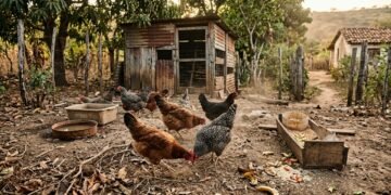 Como sua avó criava galinha caipira sem ração e tinha aves mais fortes no quintal