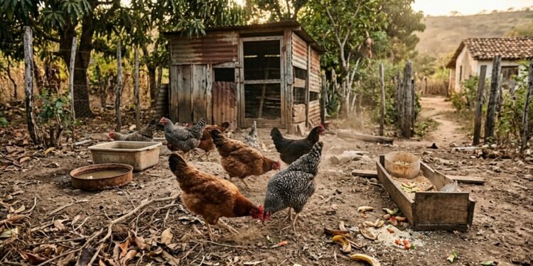 Como sua avó criava galinha caipira sem ração e tinha aves mais fortes no quintal