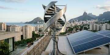 A turbina de Arquimedes funciona mesmo e promete energia urbana com menos ruído no telhado hoje