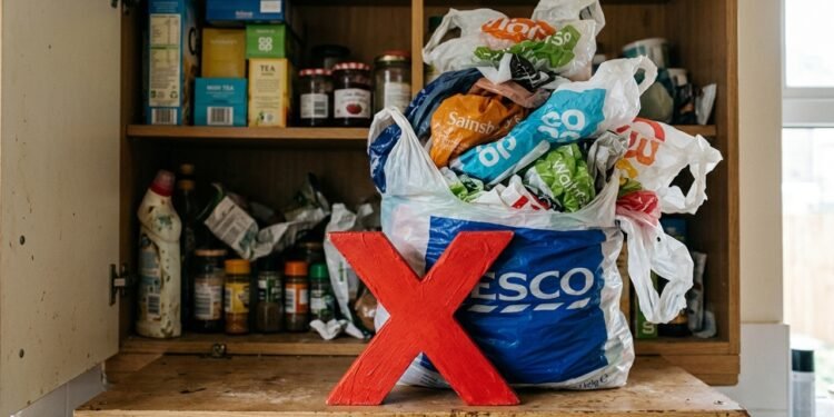 Adeus à sacola cheia de sacolas: o truque viral para organizá-las rapidamente