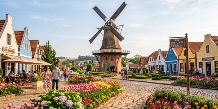 Holambra encanta com flores, herança holandesa e um jeito de viver difícil de esquecer