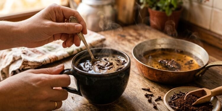 Essa mistura com cravo no café chama atenção por unir disposição, aroma e mais saciedade