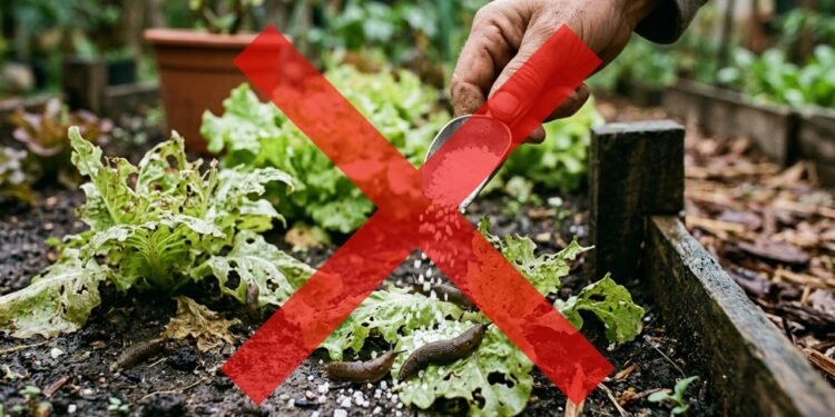 Pare de usar sal para eliminar lesmas da horta e proteja suas plantas sem prejudicar o solo