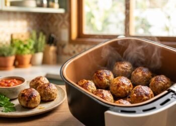 Faça almôndegas na air fryer em poucos minutos com um passo a passo simples