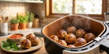Faça almôndegas na air fryer em poucos minutos com um passo a passo simples