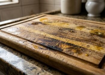 Tábuas de carne suja? O truque para remover manchas e odores usando apenas um ingrediente