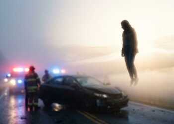 Após o acidente, ela ficou morta por 13 minutos e assistiu enquanto a cobriam com um cobertor