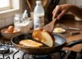 Pão de leite na frigideira fica macio e dourado em menos de 20 minutos com receita fácil