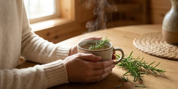 Chega de fadiga, o chá de alecrim que virou o favorito das mulheres para melhorar a memória