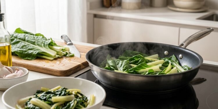 Pare de ferver a acelga em água: esta é a maneira correta de prepará-la para preservar seus nutrientes