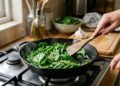 Pare de ferver em água: essa é a maneira correta de cozinhar espinafre para preservar seus nutrientes