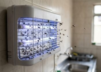 Armadilha luminosa funciona melhor quando o modelo certo é usado no lugar mais adequado