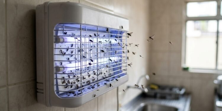 Armadilha luminosa funciona melhor quando o modelo certo é usado no lugar mais adequado