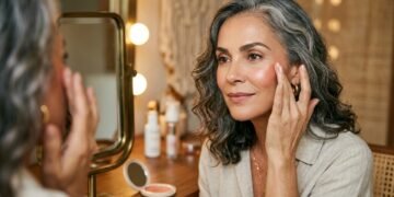 O blush ideal para mulheres depois dos 50 que rejuvenesce a pele sem marcar a textura do rosto