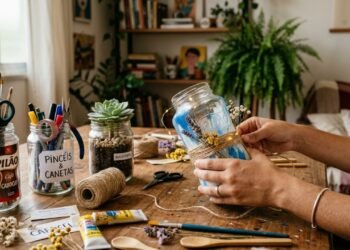 Ideias simples para reciclar potes de café e transformá-los em lindos objetos de decoração para renovar a casa