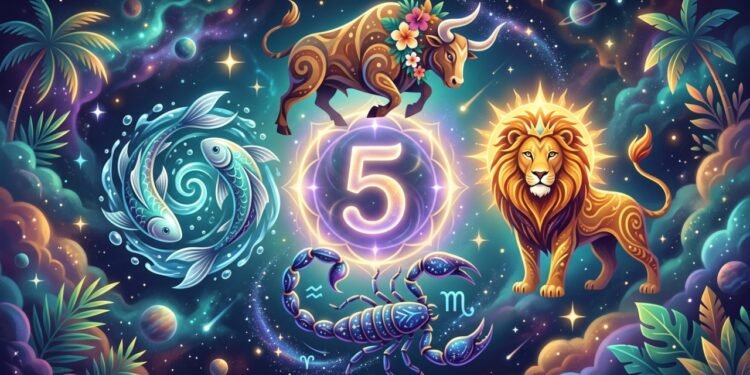 O quinto mês está chegando: o número 5 é de sorte para 4 signos 
