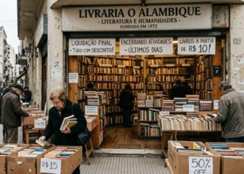 Livraria histórica fecha as portas e liquida seu acervo de livros a preços incríveis