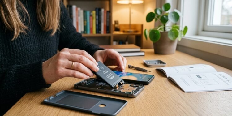 Nova regra torna obrigatória a mudança nos celulares a partir de 2027 com baterias substituíveis e reparos mais fáceis