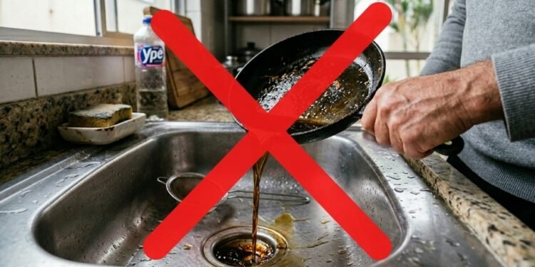 Não despeje óleo na pia: método simples, econômico e eficaz, sem entupir canos ou contaminar a água