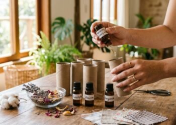 Guarde os tubos de papel higiênico e transforme-os em aromatizadores de ambiente baratos para sua casa