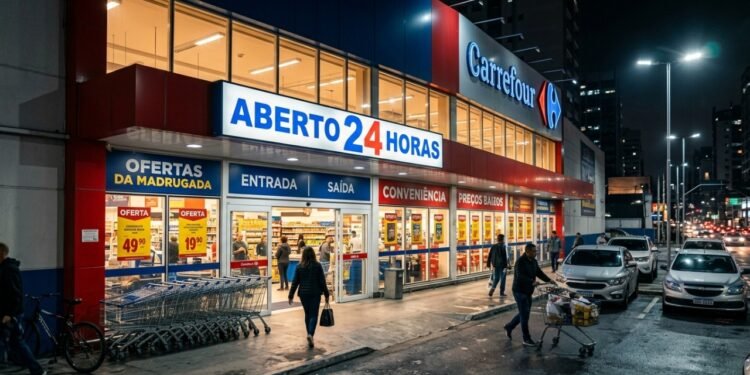 Carrefour implementa um sistema inovador para que os clientes possam fazer compras a qualquer hora do dia