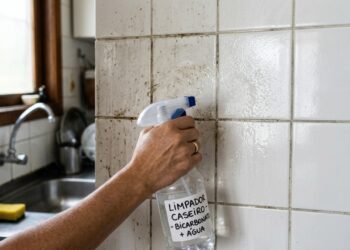 Borrifar bicarbonato de sódio com água em azulejos: para que serve e por que é recomendado