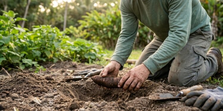 Essa raiz doce e crocante cresce com pouco cuidado e ainda chama atenção pela produtividade