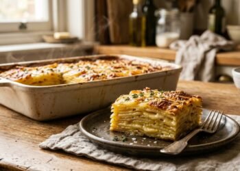 Como preparar um mil-folhas cremoso de batata: uma receita macia por dentro e com uma casquinha gratinada 