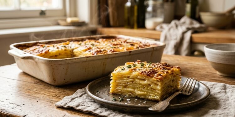 Como preparar um mil-folhas cremoso de batata: uma receita macia por dentro e com uma casquinha gratinada 