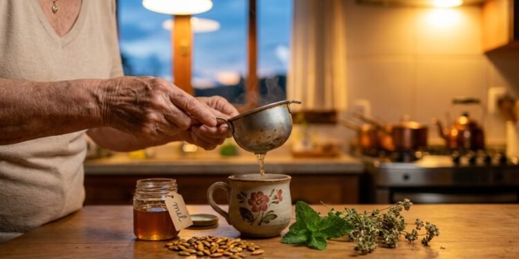 Chá caseiro para idosos reúne ingredientes simples e um cuidado que aquece a rotina em casa